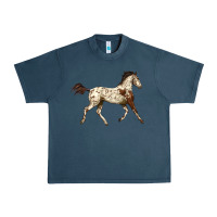 Midnight Navy Appaloosa Horse Urban Heavy Tee - LillyAllenDesigns