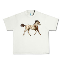 Pistachio Appaloosa Horse Urban Heavy Tee - LillyAllenDesigns