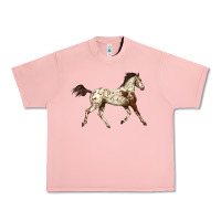 Salmon Appaloosa Horse Urban Heavy Tee - LillyAllenDesigns