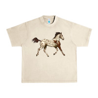 Sandshell Appaloosa Horse Urban Heavy Tee - LillyAllenDesigns