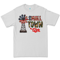 Dove Grey small town usa Premium Tee - CowhideDigitalArt