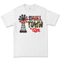 White small town usa Premium Tee - CowhideDigitalArt