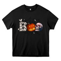 Black boo Heavy Core Tee - CowhideDigitalArt