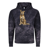 Cloud Black chinook dog Vintage Hoodie - LillyAllenDesigns