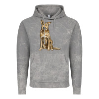 Cloud Rock chinook dog Vintage Hoodie - LillyAllenDesigns