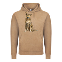 Vintage Coffee chinook dog Vintage Hoodie - LillyAllenDesigns
