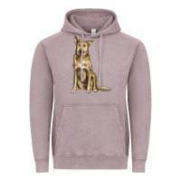 Vintage Zinc chinook dog Vintage Hoodie - LillyAllenDesigns