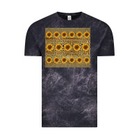 Cloud Black leopard glitter sunflower tumbler Vintage Tee - Jasminsmagicworld