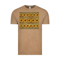Vintage Coffee leopard glitter sunflower tumbler Vintage Tee - Jasminsmagicworld