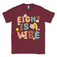 Burgundy eight is a vibe Classic Tee - MaliasSmallBusiness