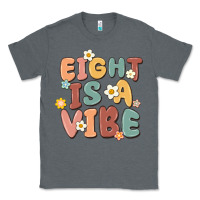 Charcoal Heather eight is a vibe Classic Tee - MaliasSmallBusiness