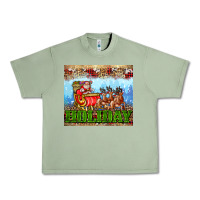 Oil Green holiday and santa. claus Urban Heavy Tee - AdoDesignShop