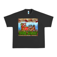 Pigment Black holiday and santa. claus Urban Heavy Tee - AdoDesignShop