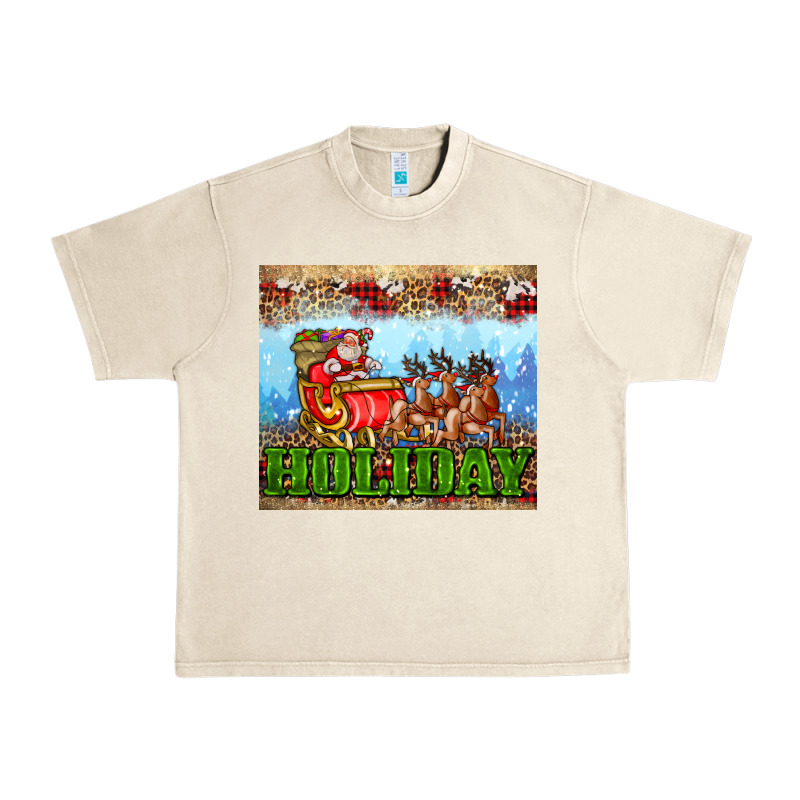 Holiday And Santa. Claus Urban Heavy Tee by AdoDesignShop | Teevron