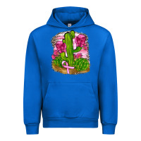 Cobalt breast cancer cactus Urban Hoodie - FaDigitalArtStudio