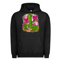 Pigment Black breast cancer cactus Urban Hoodie - FaDigitalArtStudio