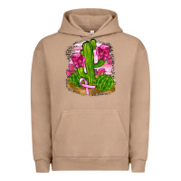 Pigment Burro breast cancer cactus Urban Hoodie - FaDigitalArtStudio
