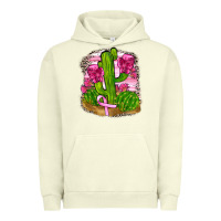 Pigment Pistachio breast cancer cactus Urban Hoodie - FaDigitalArtStudio