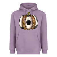 Lavender Soccer Pumpkin Heavyweight Hoodie - texasbilliewilder