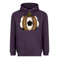 Plum Soccer Pumpkin Heavyweight Hoodie - texasbilliewilder