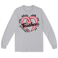 Moon Dust valentine's day pencil heart teacher quotes Long Sleeve Tee - MaliasSmallBusiness