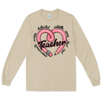 Mushroom valentine's day pencil heart teacher quotes Long Sleeve Tee - MaliasSmallBusiness