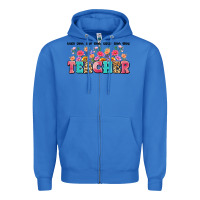 True Royal teach them love them watch them grow teacher Zipper Hoodie - Artiststas