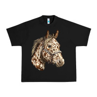 Black appaloosa horse Urban Heavy Tee - LillyAllenDesigns