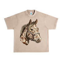 French Oak appaloosa horse Urban Heavy Tee - LillyAllenDesigns