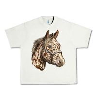 Pistachio appaloosa horse Urban Heavy Tee - LillyAllenDesigns