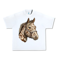 White appaloosa horse Urban Heavy Tee - LillyAllenDesigns