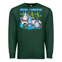 Sports Green merry christmas gnomies Premium Sweatshirt - texasbilliewilder