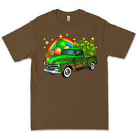 Cacao st patricks shamrock gold rainbow balloon candy truck Premium Tee - FaDigitalArtStudio