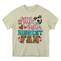 Mossy little sister biggest fan soccer Heavy Core Tee - HRA Design Shop