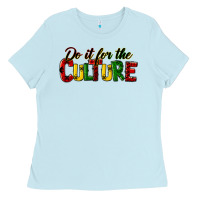 Baby Blue do it for the culture juneteenth Ladies Tee - HRA Design Shop