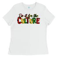 White do it for the culture juneteenth Ladies Tee - HRA Design Shop