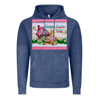 Vintage Denim happy easter y'all  rabbit Vintage Hoodie - BarkalooDesign