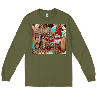Army Green merry christmas gnome Long Sleeve Tee - JahusDesignShop