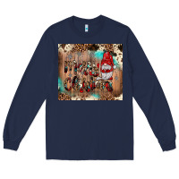 Navy merry christmas gnome Long Sleeve Tee - JahusDesignShop