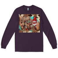 Plum merry christmas gnome Long Sleeve Tee - JahusDesignShop
