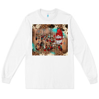 White merry christmas gnome Long Sleeve Tee - JahusDesignShop