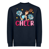Navy cheer Heavyweight Sweatshirt - MaliasSmallBusiness
