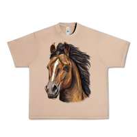 Burro quarter horse portrait Urban Heavy Tee - LillyAllenDesigns