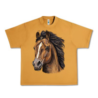Peanut Butter quarter horse portrait Urban Heavy Tee - LillyAllenDesigns