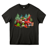 Asphalt merry christmas truck afro gnomies Heavy Core Tee - FaDigitalArtStudio