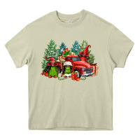 Mossy merry christmas truck afro gnomies Heavy Core Tee - FaDigitalArtStudio