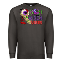 Smoke Bad witch vibes Premium Sweatshirt - NancyCooperArtShop