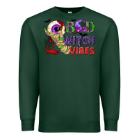 Sports Green Bad witch vibes Premium Sweatshirt - NancyCooperArtShop