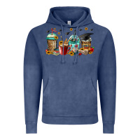 Vintage Denim senior 2023 graduation coffee Vintage Hoodie - Jasminsmagicworld