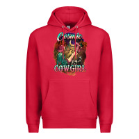 Cardinal Cosmic Cowgirl Premium Hoodie - HowdyJamesFarm